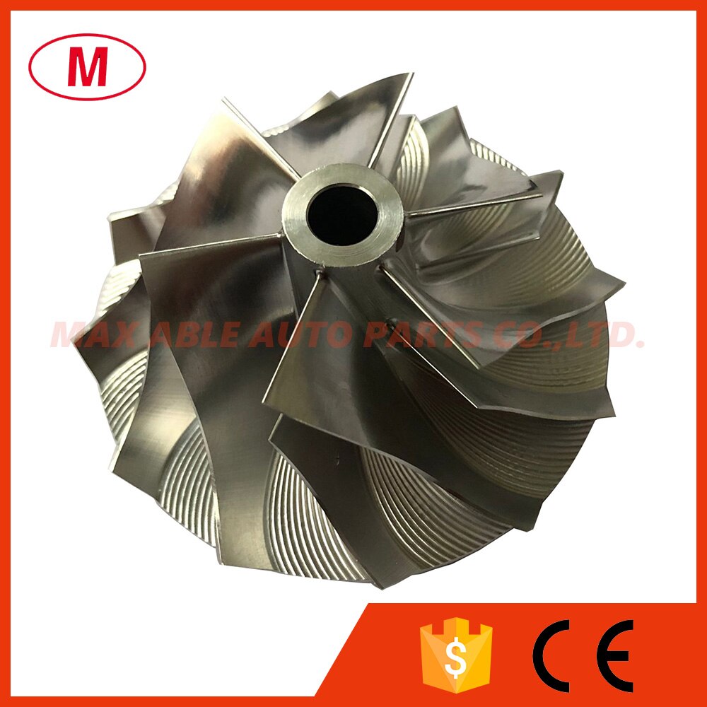 CT20 17291-54060 38.69/57.00Mm 6 + 6 Blades Prestaties Turbo Billet Compressor Wiel/Frezen Wiel voor 17201-54060 Turbocharge