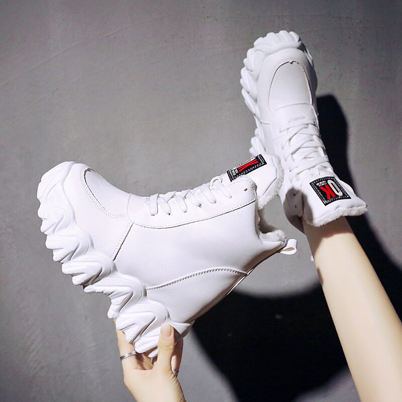 Lolita laarzen laarzen dames lage hak schoenen luxe laarzen-dames winter schoenen ronde neus rubber