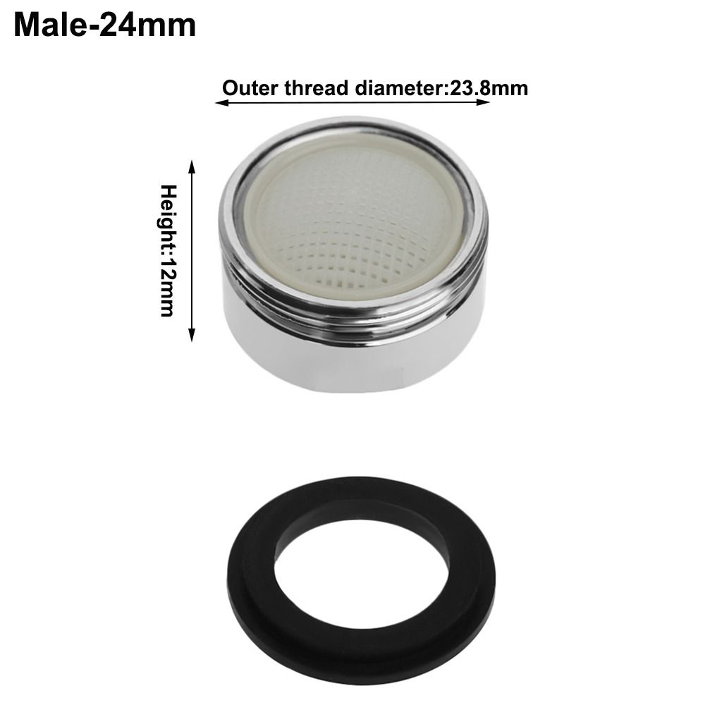 16-28Mm Kraan Beluchter Kraan Mannelijk Vrouwelijk Mondstuk Spuit Einde Diffuser Filter Badkamer Keuken Filter Kraan Accessoires Bubbler: Light Grey