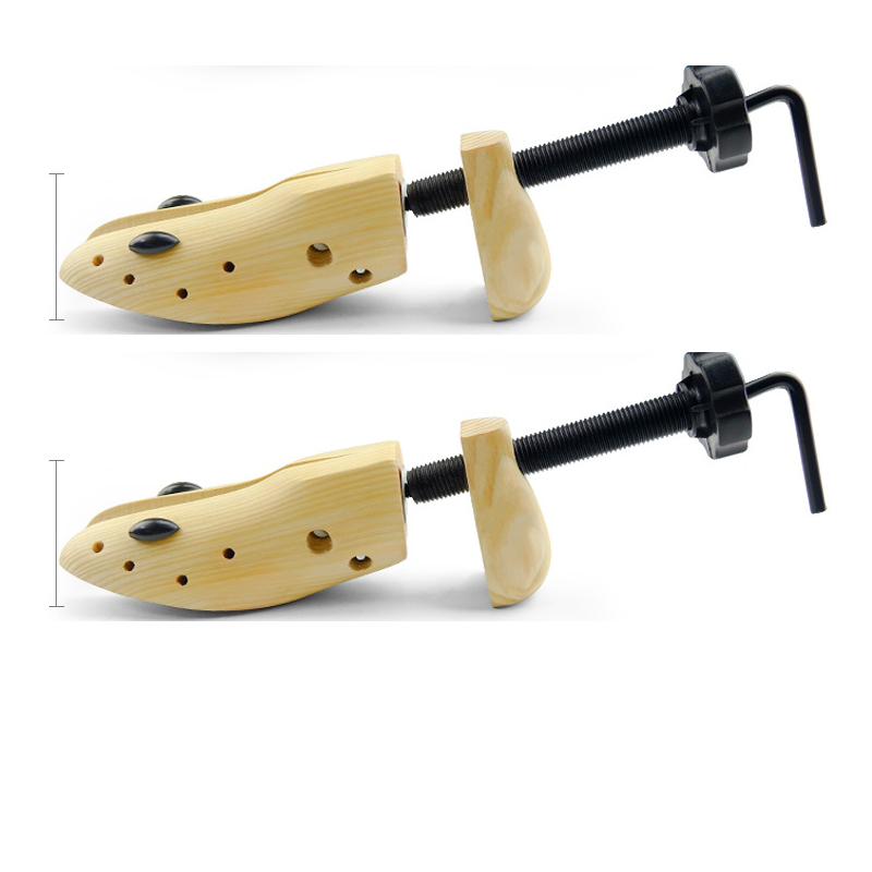 Shoes Tree Wooden For Men and Women Shoes Expander Shoes Width and Height Adjustable Shoe Stretcher Shaper Rack: 2 pcs L  42-46 burly