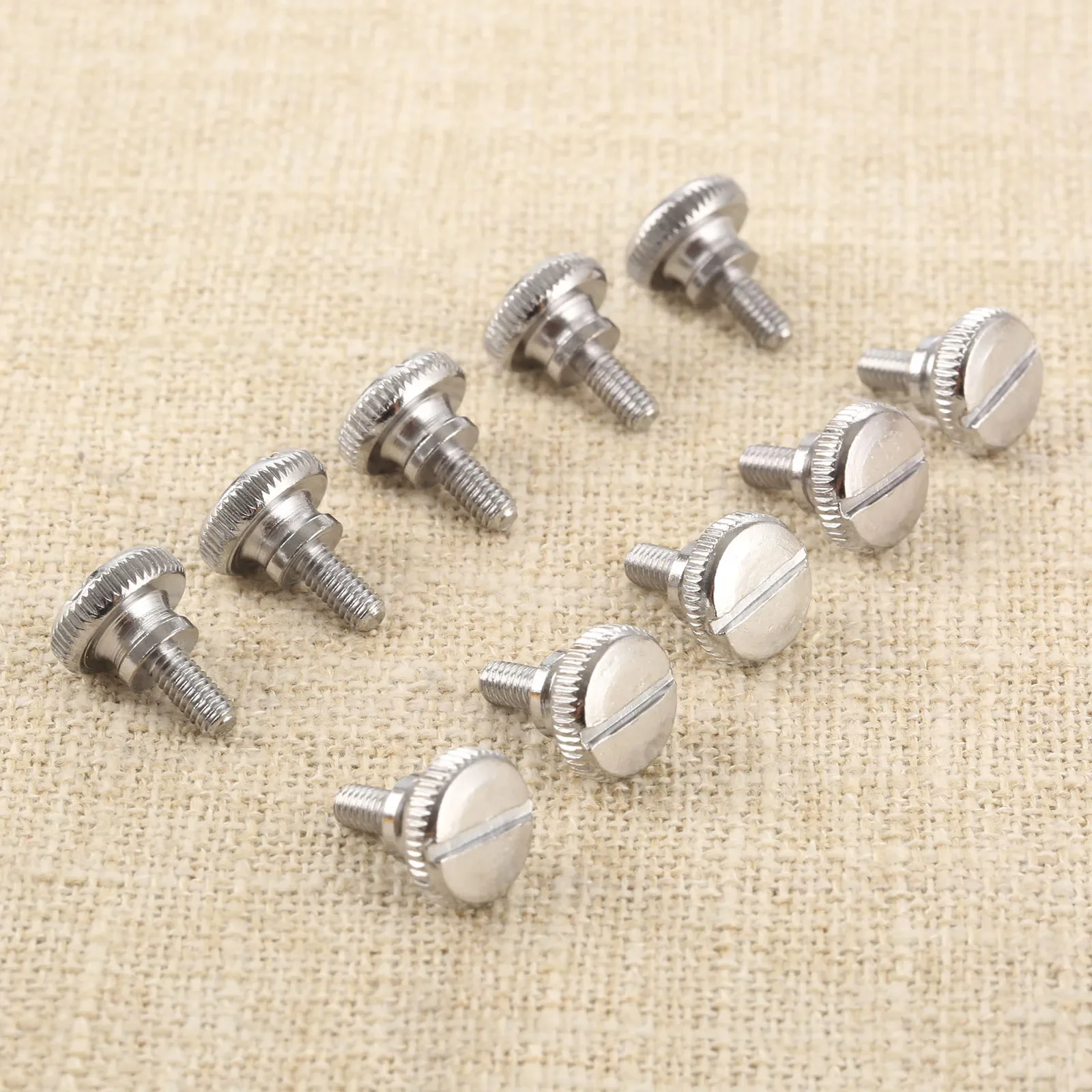 10Pcs Metal Sewing Machine Foot Screws Feet Thumb Screws Bulk Clamp Plate Screw for Lockstitch Home Sewing Machines Presser Foot