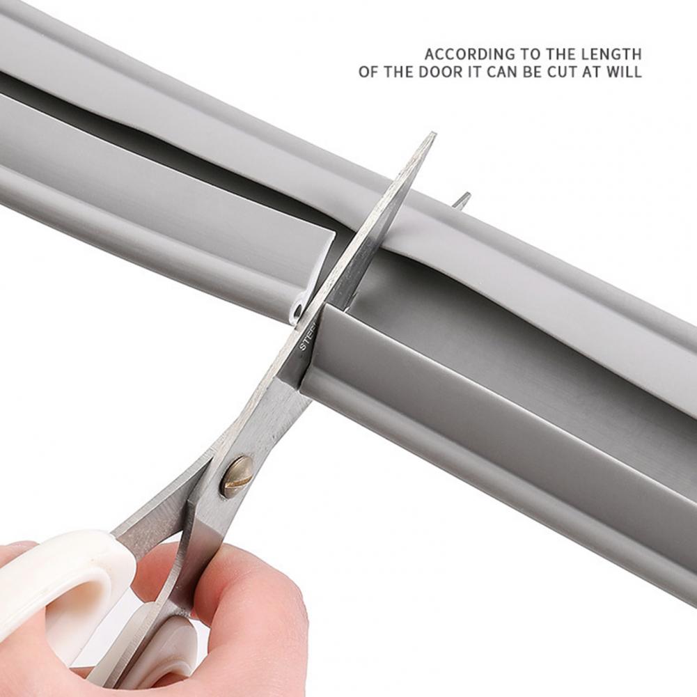 Bande de scellage de porte autocollante en PVC, 96cm, bouchon d'étanchéité sous la porte, étanche, haute élasticité, fournitures d'amélioration de l'habitat