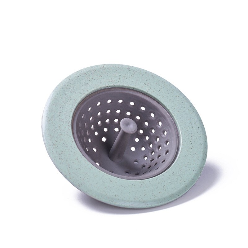 1pc Kitchen Funnel Bathroom Silicone Sink Strainer Stopper Floor Drain Hole Hair Catcher Tool Anti-blocking Kichen Accessories: green