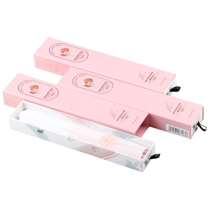 6Pcs Paint Brush Set Watercolor Drawing Painting Brush Pen Art Supplies Pink Girl