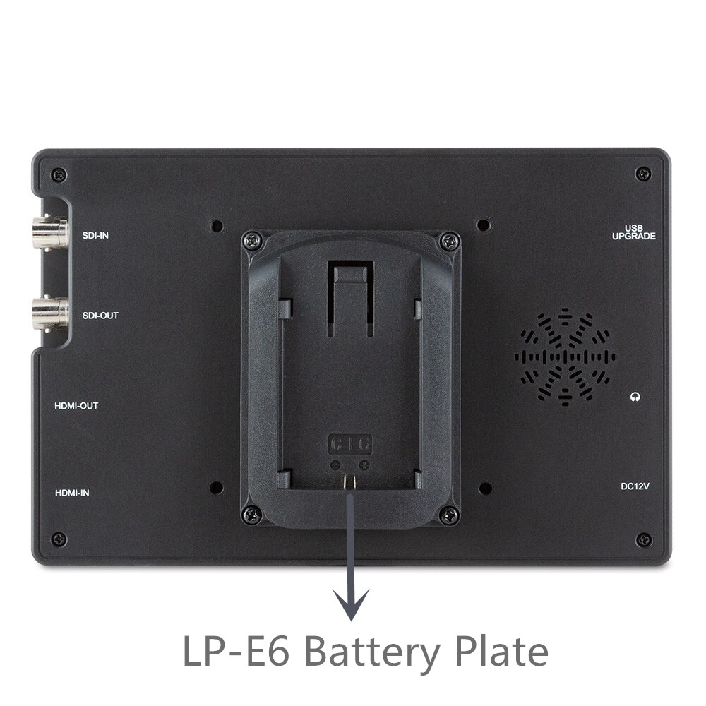 LP-E6 Battery Plate for Camera Field Monitor Feelworld F570 T7 T756 FW703 FW760 FW759 FW1018S A737 Etc Video Camera Monitor