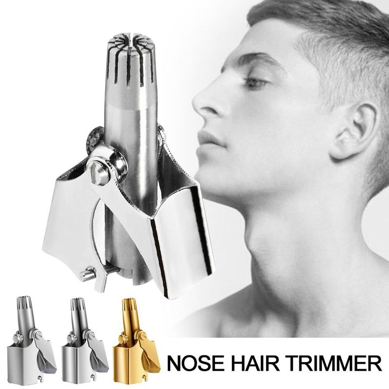 nose Manual Washing Nose Trimmer Device Mechanical Hair Nose Shaving Trimmer W0U8