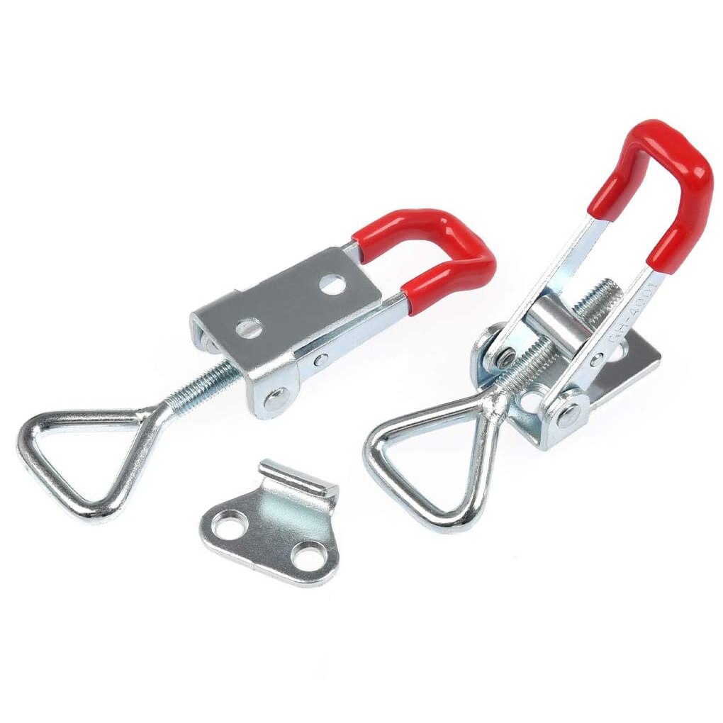 GH-4001 Adjustable Heavy Duty Bolt Clamp Antislip Metal Door Bolts Latch Hasps for Cabinet Box