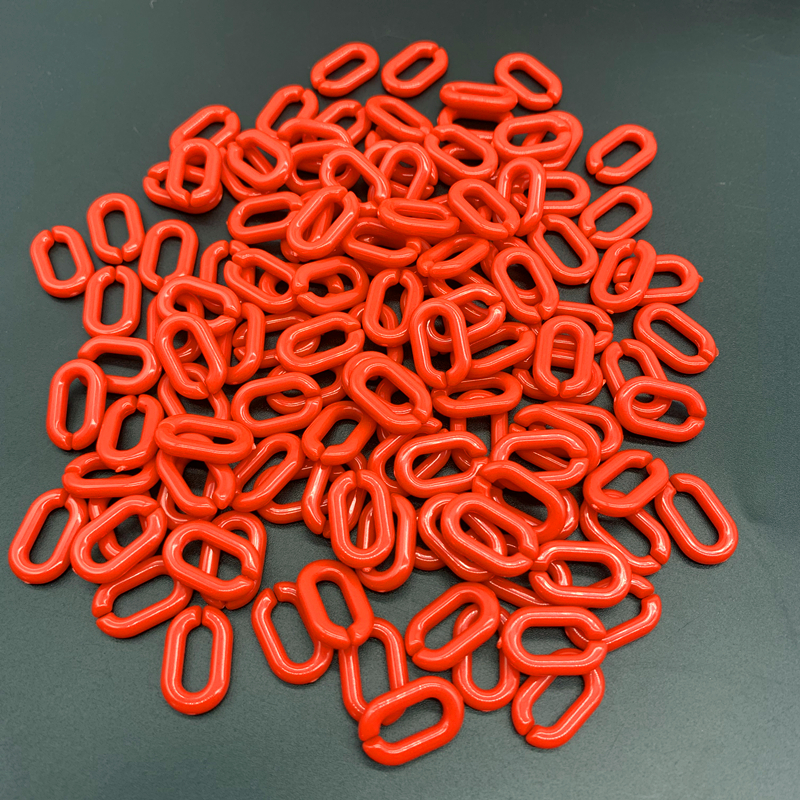 50pcs 15x10mm Acrylic Link Chain Keychains For Necklace Bracelet Making Colorful Chain Plastic Chain Links Jewelry Making: 07