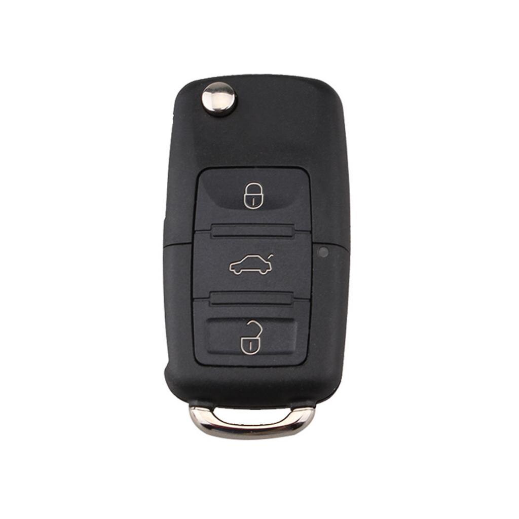 Replacement 3 Buttons Car Flip Remote Keyless Key 434MHz for VW Jetta Golf