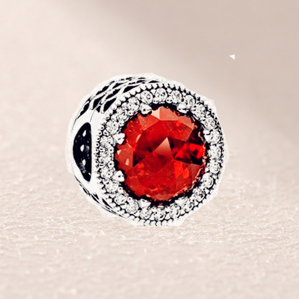 796239NCR Bright red RADIANT HEARTS CLIP