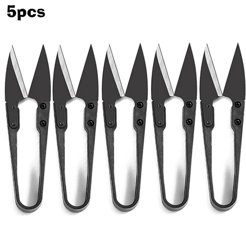 5/4/3/2/1 st sysaxar u syklippare pärltrådsklippare klippning av trådar stygntillbehör brodera tygsax: Rosa