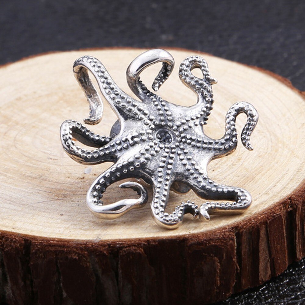Bocai Solid S925 Sterling Zilveren Mannen En Vrouwen Hanger Octopus Schedel Modieuze Koreaanse Hanger