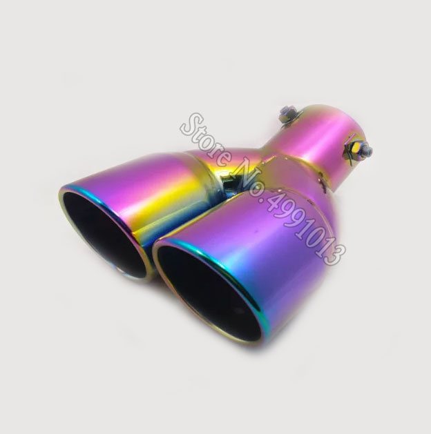 For Land Rover FREELANDER 2 car stickers muffler exterior end pipe dedicate exhaust tip tail outlet ornament 1pcs: B0006Ma76