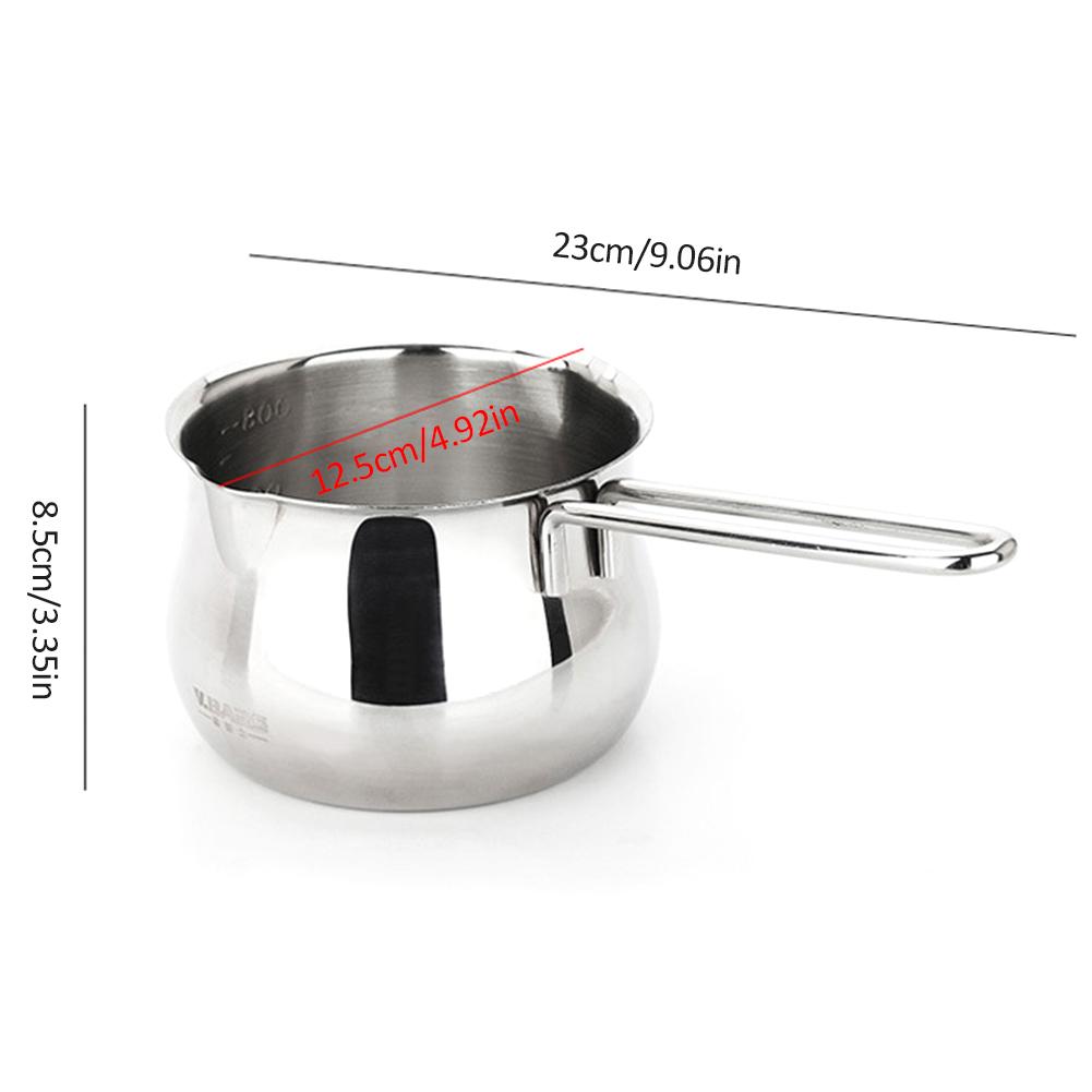 500ml Mini Edelstahl Topf - Vielseitiger Milchtopf Für Butter, Soßen & Mehr