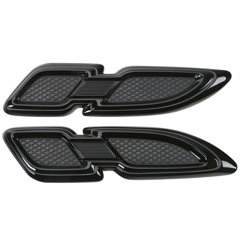 Air Flow Fender Engine Hood Side Body Intake Vent Cover Decoration Protection Stickers for Jeep Wrangler JK 2007