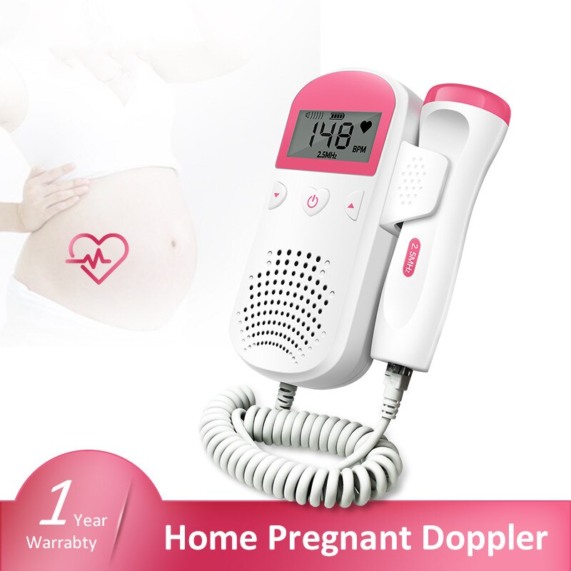 Foetale Doppler Verbeterde Foetale Echografie Baby Hartslag Detector Home Zwangere Doppler Baby Hartslagmeter Pocket Doppler