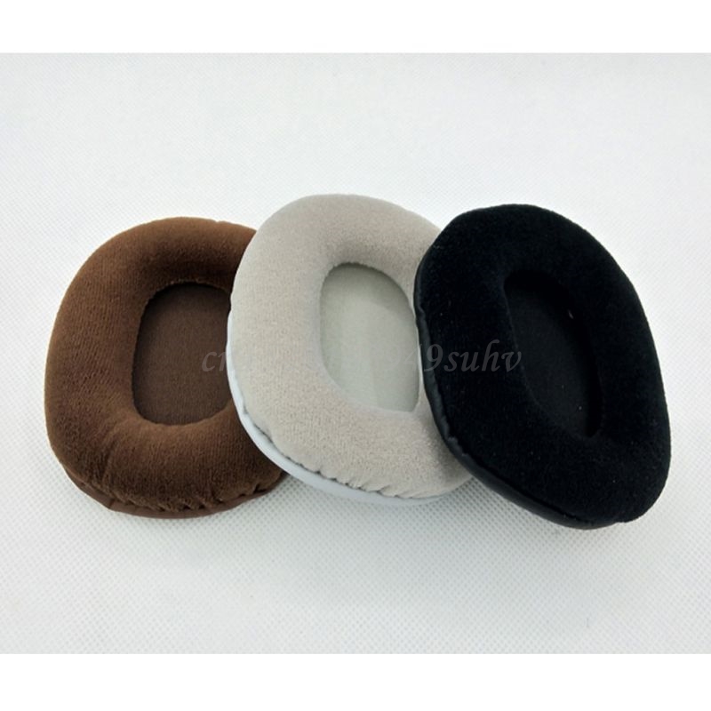 OOTDTY 2Pc Fluwelen Velours Earpad Oorbeschermer Kussen Voor voor ATH-M50 M50S M50X M40 M40S M40X