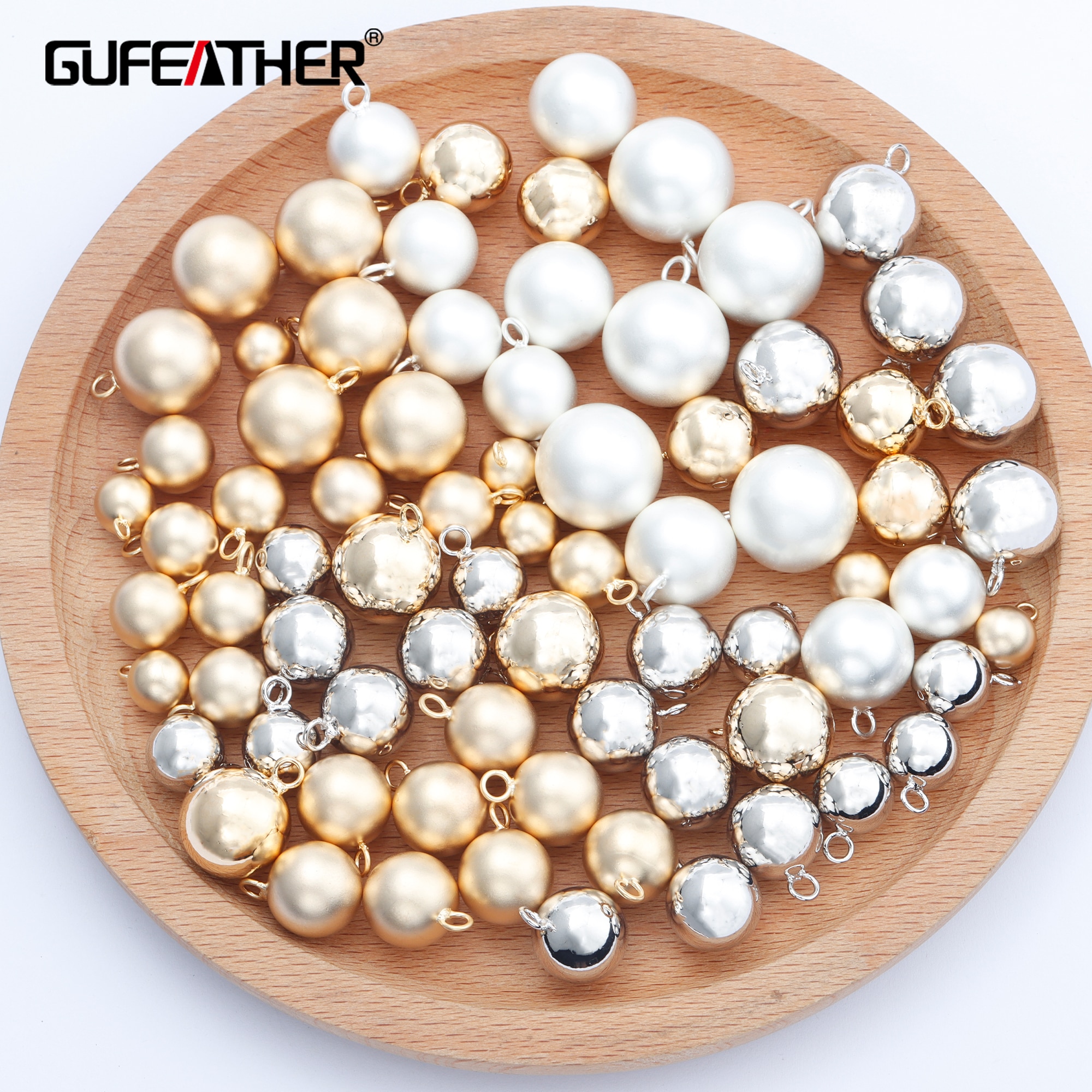 GUFEATHER M808,jewelry accessories,18k gold plated,0.3 microns,diy pendants,rhodium plated,diy earrings,jewelry making,10pcs/lot