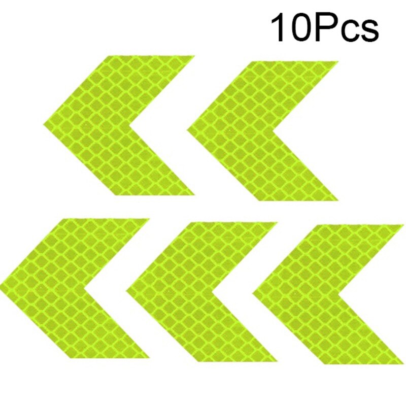 Car Reflective Stickers Car Trunk Anti-collision Warning Strips Vehicle Backup Box Sticker Car Accessories Reflective Strips: 10