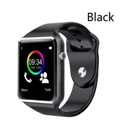 Smart Horloge A1 Met Camera Smart Armband Horloge Stap Calorie Counter Sleep Monitor Bluetooth Smartwatch A1 Ondersteuning Sim-kaart