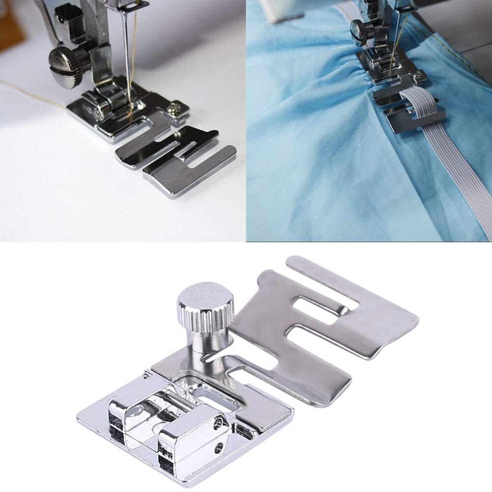 Elastic Cord Band Fabric Stretch Presser Feet Snap On Low Shank Sewing Machine Presser Foot Domestic Sewing Presser Foot