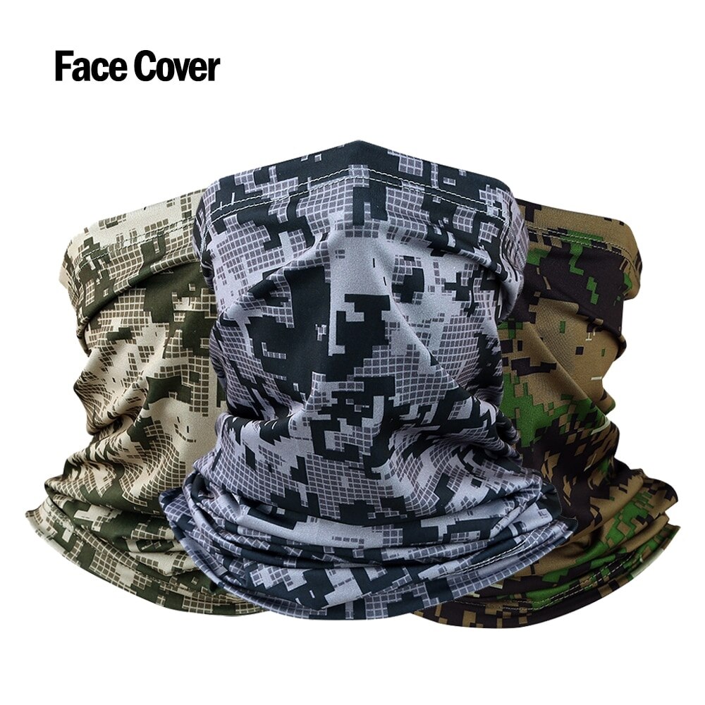 Sömlös magisk bandana hals damask sommar tunna rörformiga halsdukar solskydd ansikte pannband halsduk cykel män tryck casual