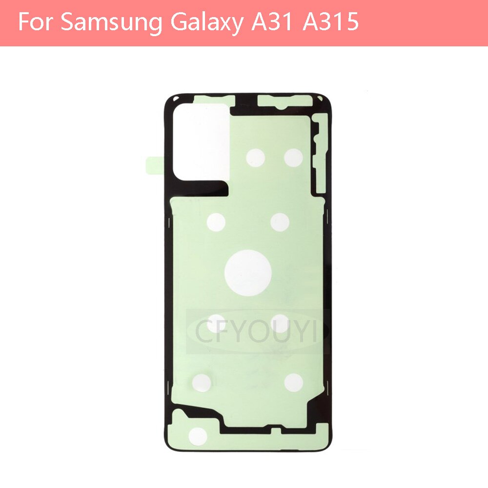 Voor Samsung Galaxy A31 A315 /A51 A515/A71 A715 Telefoon Behuizing Batterij Back Deur Sticker Lijm: A31