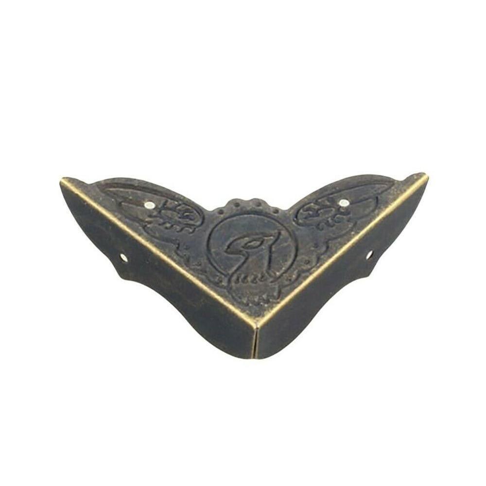 Antieke hoekbeschermer ijzeren wikkel antieke vier hoeken hoektafels bureaus sieradenbeschermers bescherm dozen dozen hoek r