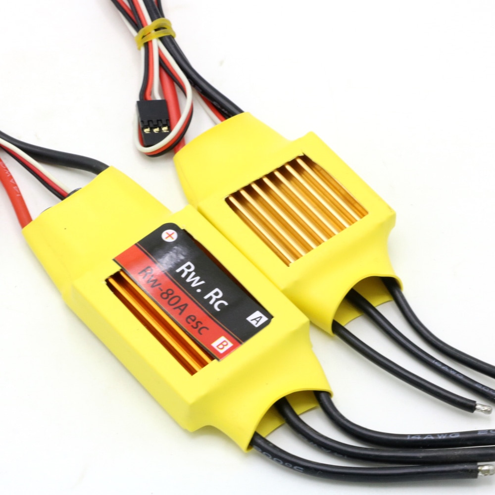 Mitoot 10A/20A/30A/40A/50A/60A/70A/80A/100A/200A Brushless ESC with BEC RC Speed Controller For RC Airplane Helicopter