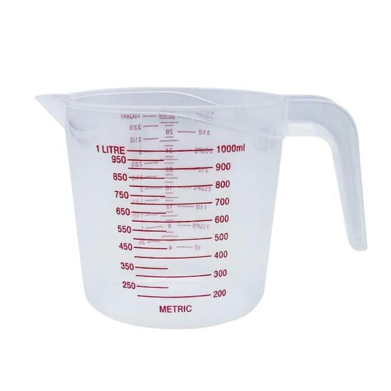 1pc Plastic Measuring Cup Maatbeker Kruik Giet Uitloop Tool Cup Met Oppervlak Kwaliteit Levert 250/500/100ml Keuken Z8P0