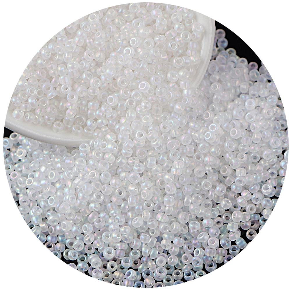 20g Mix Style White Miyuki Delica Glass Beads Sequins DIY Loose Spacer Round Beads Jewelry DIY Making Accessorie C0806