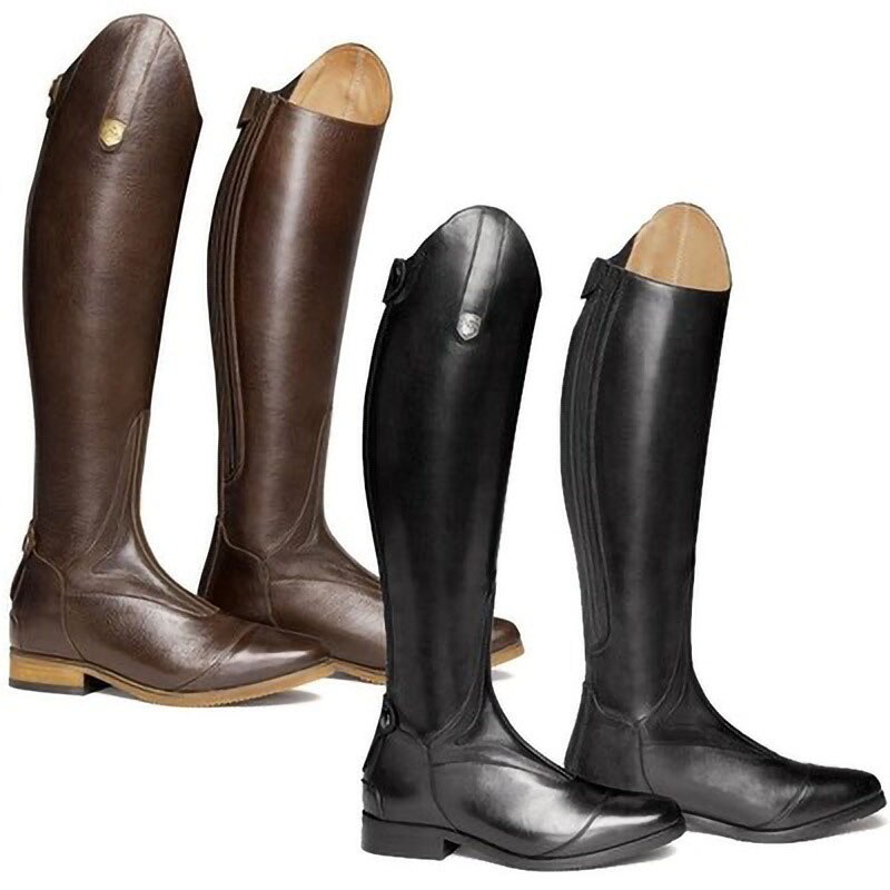 Equitazione Stivali Alti Cavallo Al Ginocchio Rider Campo di Cuoio Scarpe Equestre Lungo Bootcut Rider Larga Albero Medievale Costume Alti Per Le Donne