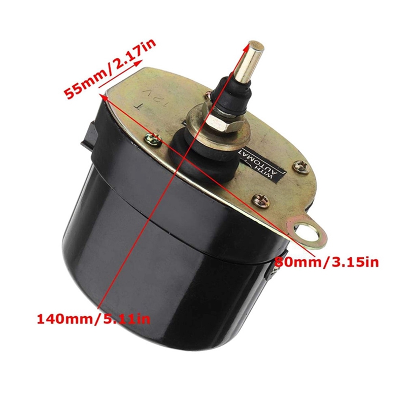Windscreen Wiper Motor,12V Car Auto Windshield Windscreen Wiper Motor for Willys Jeep Tractor 01287358 7731000001