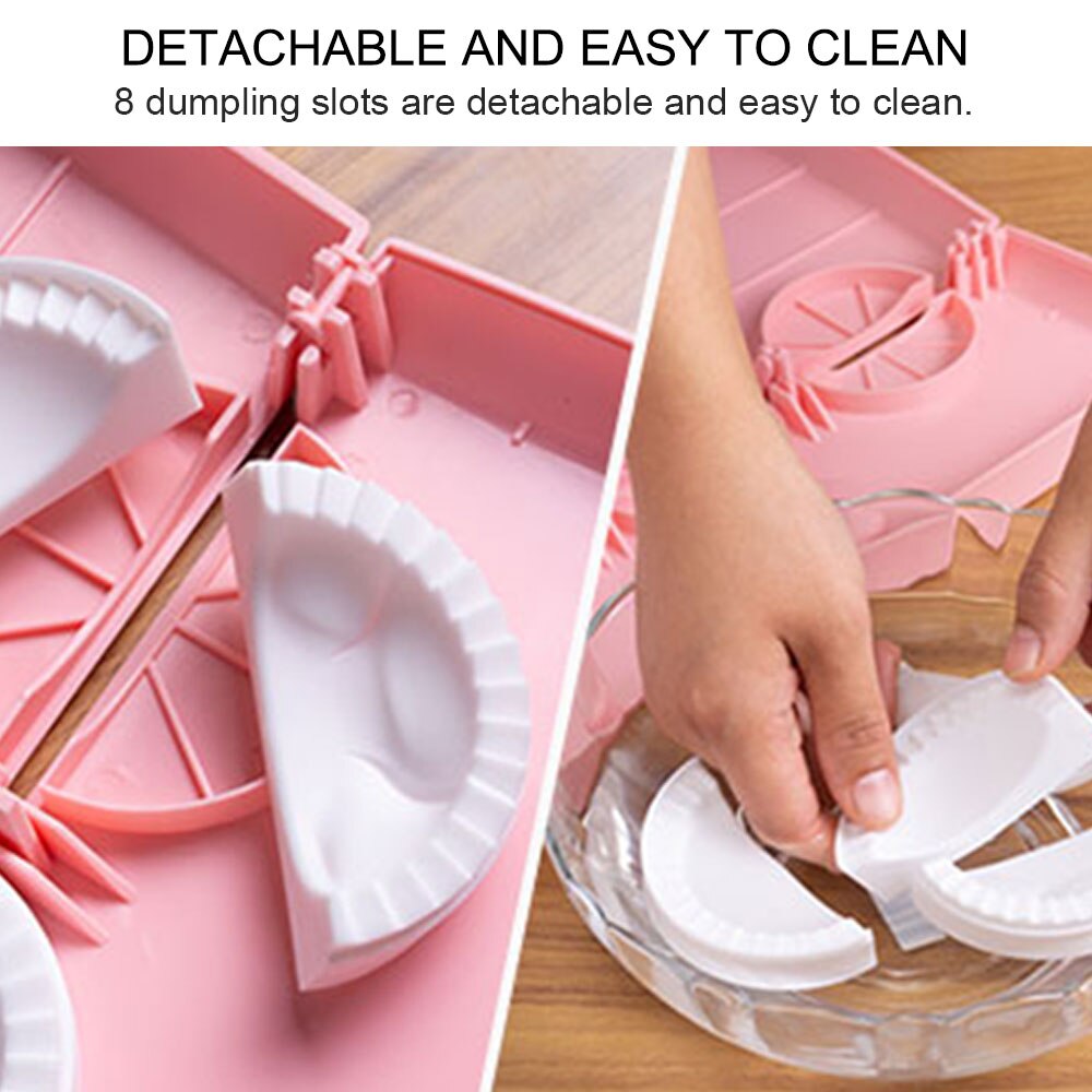 Dumplings Maker Tool Jiaozi Pierogi Mold You Can Make 8 Dumplings At A Time Baking Molds Pastry Kitchen Accessories