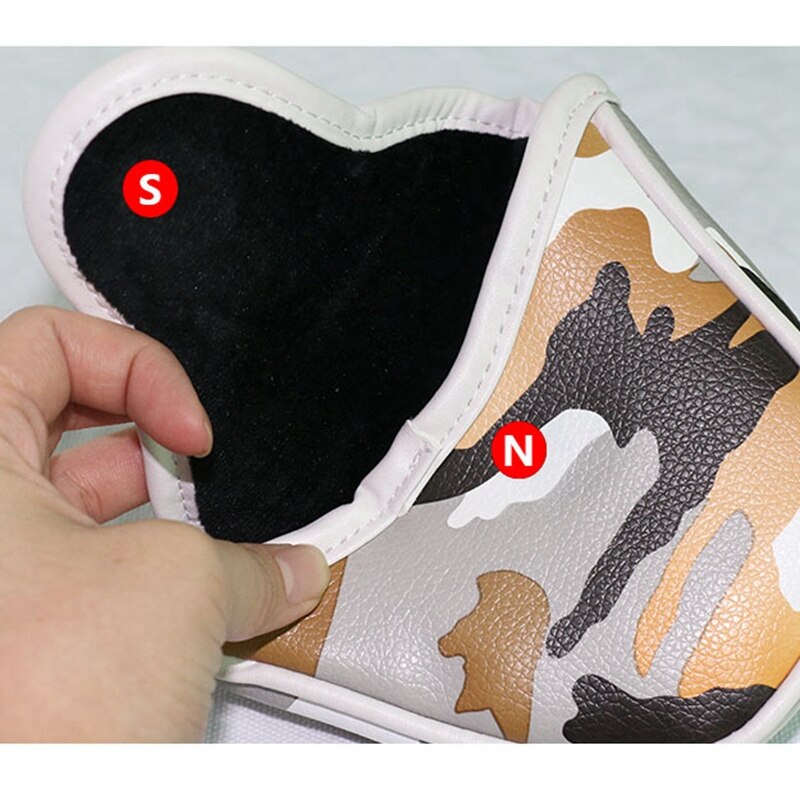 1 stuk golf mallet putter headcover cover voor kleine center putters net sluiting