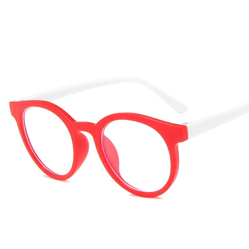 Lunettes transparentes Anti-lumière bleue pour enfants, monture rétro, pour ordinateur,