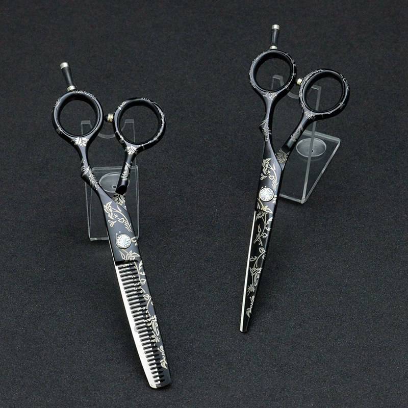 5.5/6" Barber Hair Scissors Hairdresser Ciseaux Coiffure Thinning Shears Japanese Scissors Haircutter Hairdressing Salon Scisor