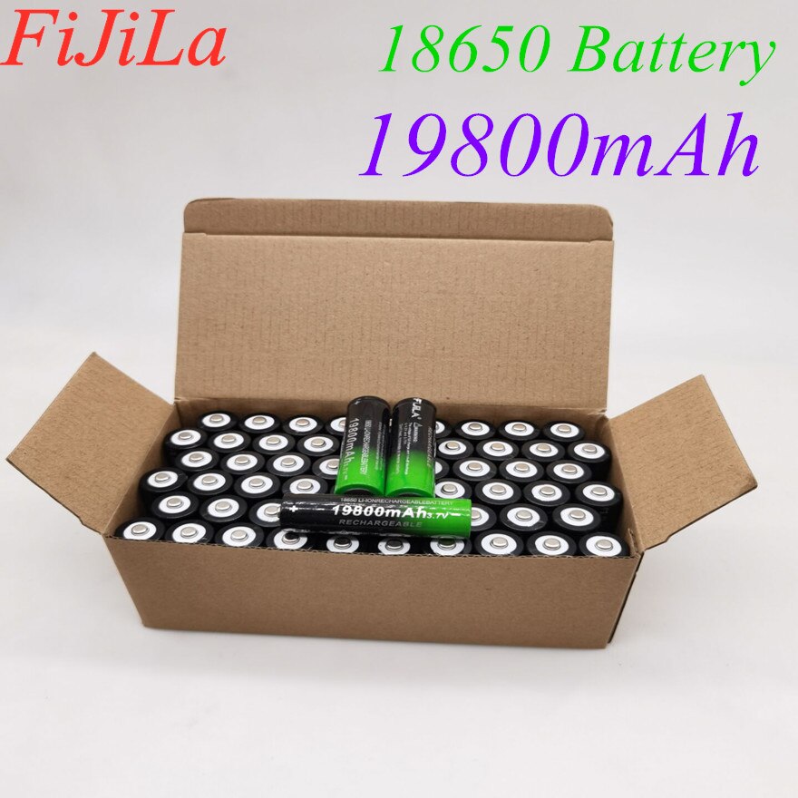 18650 Li-ion Batteria 19800mAh Capacity 3.7V Rechargeable Battery for LED Torch Flashlights Torch Batteries 18650 Cells