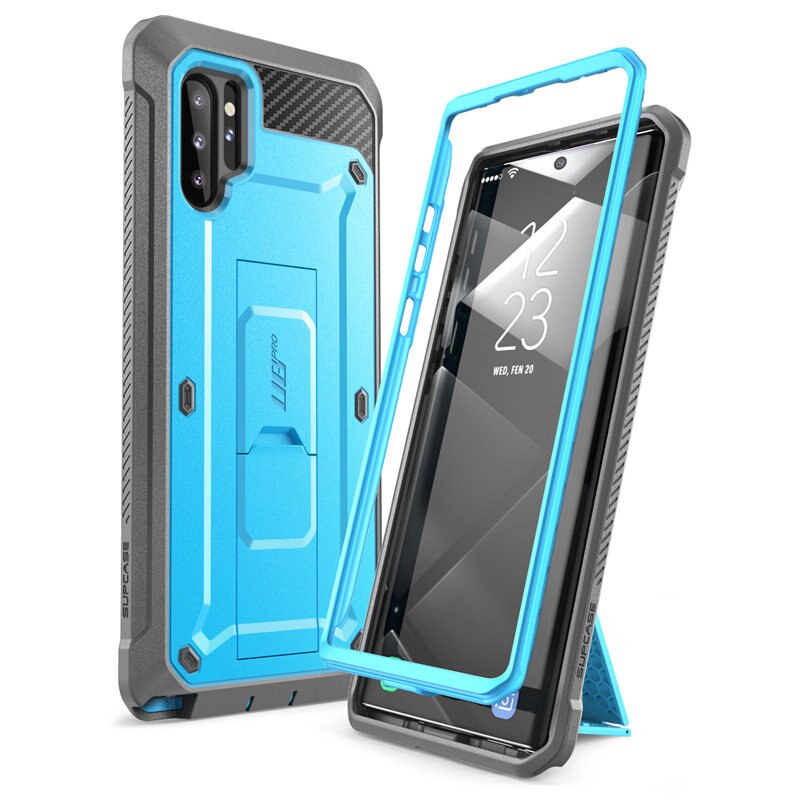 Supcase Voor Samsung Galaxy Note 10 Plus Case ) ub Pro Full-Body Robuuste Holster Cover Zonder Ingebouwde Screen Protector: Blue