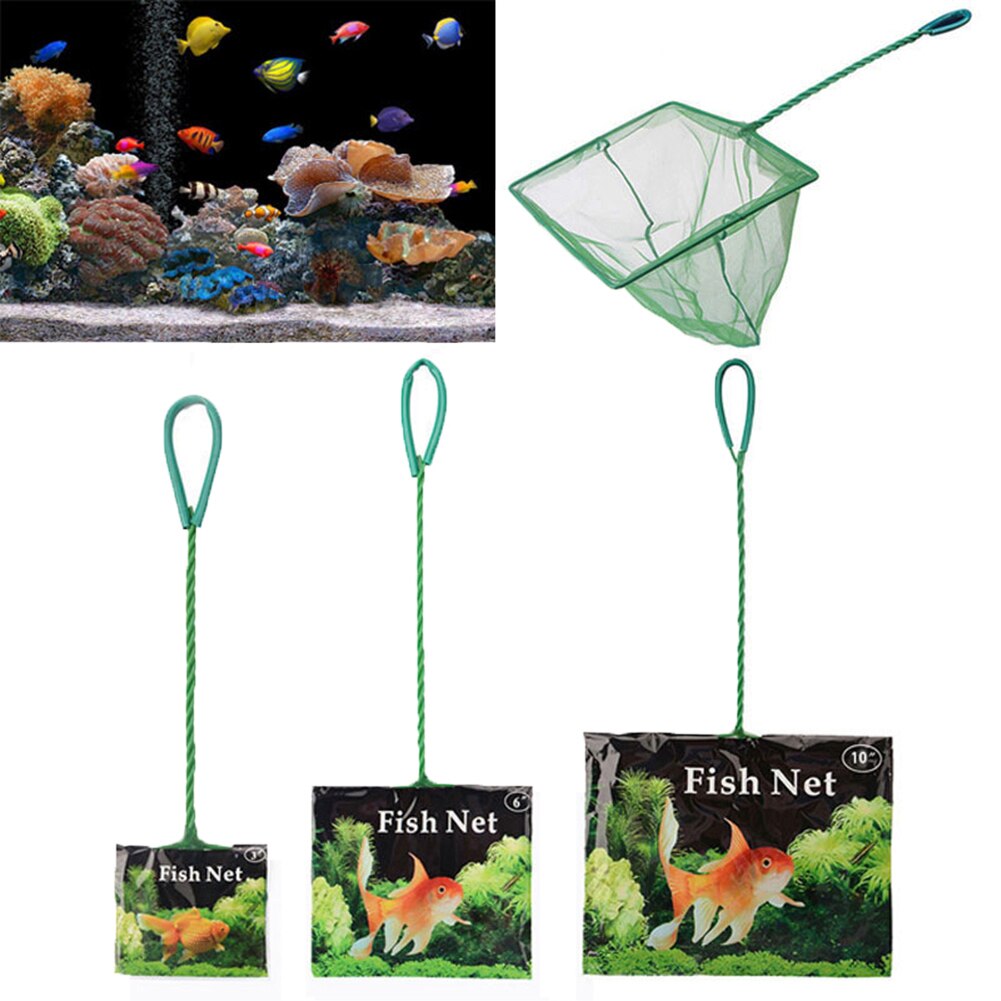 Garnalennet Aquarium Vis Garnalen Quick Catch Netto Mesh Visnet Lange Handvat Tool Aquarium Aquarium Visnet Schepnet