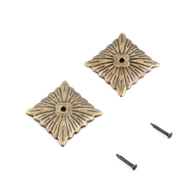 Tachuela decorativa Vintage para muebles, tachuela decorativa con etiqueta metálica de bronce para muebles, sofá y puerta de zapatos, 100 Uds.: 8
