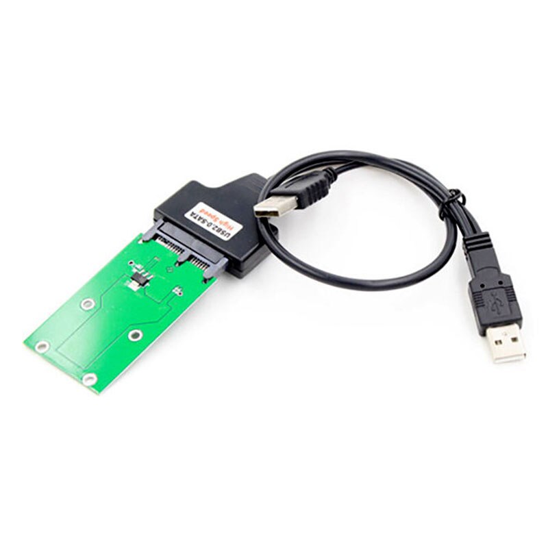 Mini Pcie Msata Ssd 1.8 Inch Micro-Sata Adapter Card + Usb Micro-Sata Kabel 7Pin 9Pin usb Naar Ssd Mini Pcie