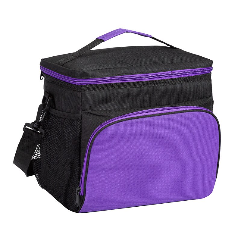 Heopono Mode Fitness Bpa Gratis Voedsel Veilig Lekvrij Geïsoleerde Thermische Koeltas Grote Koele Lunchbox Tas Voor Volwassenen: Paars