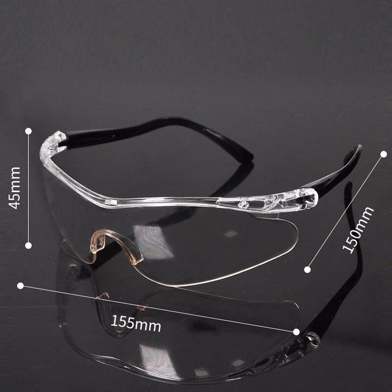 1Pc PC-Safety Glasses Eye Protection Anti-Dust&Shock Goggles Transparent Eyepiece Chemical Gafas Proteccion: pattern 3