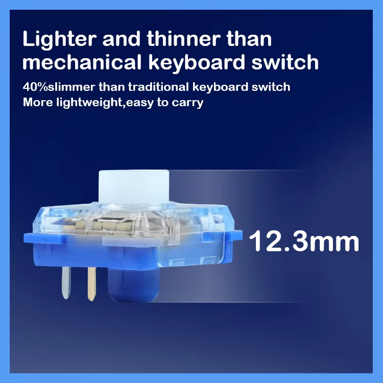 Kailh Deep Sea Silent Switch Mini Low Profile Linear tactile 1353 Lonely Island Whale Mechanical Keyboard Switch Hitbox laptop