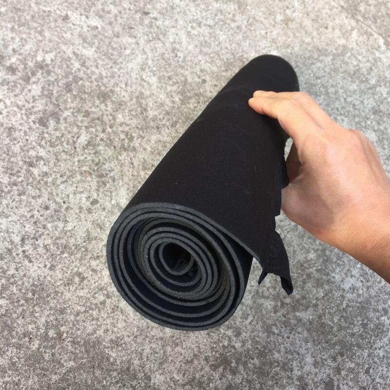 2,5 MM de espesor negro SRB material de tela de neopreno 45CM * 137CM pieza