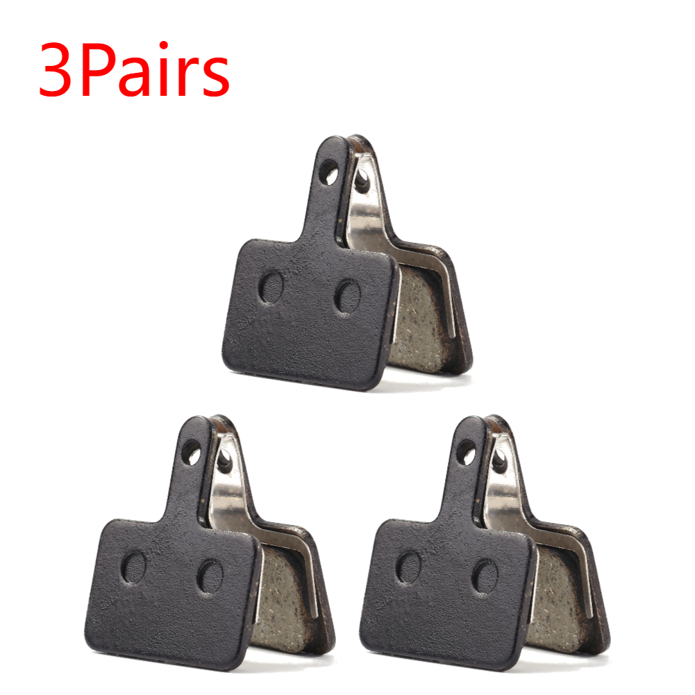 Pastillas de freno de disco para bicicleta de montaña, accesorios de ciclismo silenciosos para SHIMANO M375, M445, M446, 1 a 3 pares: Rojo