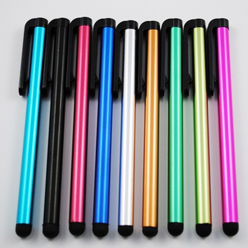 10 stuks capacitieve touchscreen stylus pen voor ipad air mini 2 3 4 voor iphone 4s 5 6 7 samsung universele tablet pc smartphone