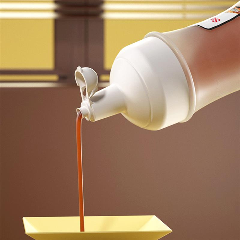 Sauce Bottle 350ML Squeezing Jam Condiment Dispenser Plastic Empty Kitchen Cooking Salad Bottle Kitchen Tools