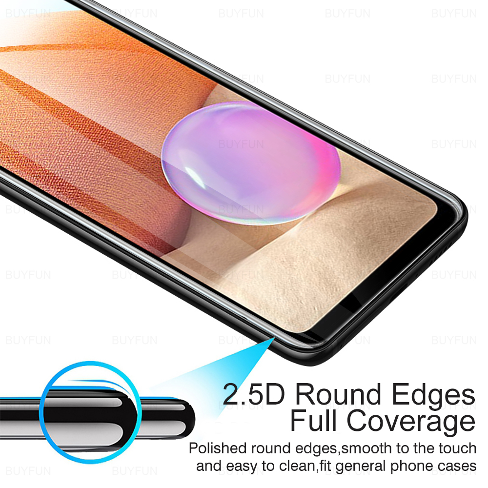 2in1 Gehard Glas Voor Samsung Galaxy A32 4G Volledige Cover Screen Protector Voor Samsung A32 Een 32 A32 Camera lens Beschermende Film